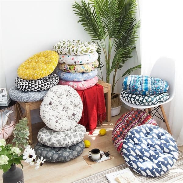 2026 New Cushion/Decorative Round Seat 40X40 45X45 50X50 Home Office Decoration Chair Cushion High Quality Printing Tatami Mat 230914 Free S
