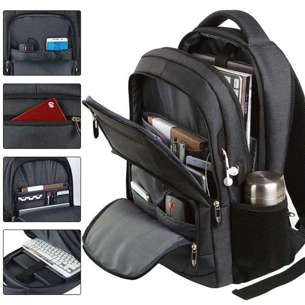 Man Backpack Men Travel Outdoor Camera Lens Black Ergonomics Laptop Bag Large Capacity Mountaineering Waterproof Handbag Unisex