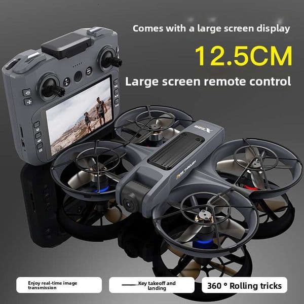 Camera Drone Shangheng Technology X226 With 4.5Inch Large Screen HD Aerial Photography Optical Flow Long Battery Life Remote Control Drone