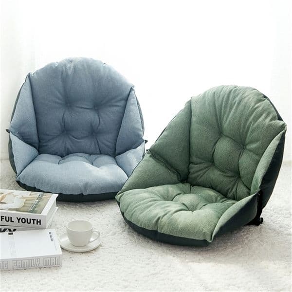 Student linen upholstery thick warm seat office waist computer chair cushion 201216