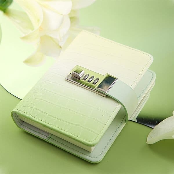 Notepads Small Notebook with Lock A7 Mini Diary Notepad Journal Password Spiral Agenda Planner Stationery Sketchbook Organizer Note Book 230515