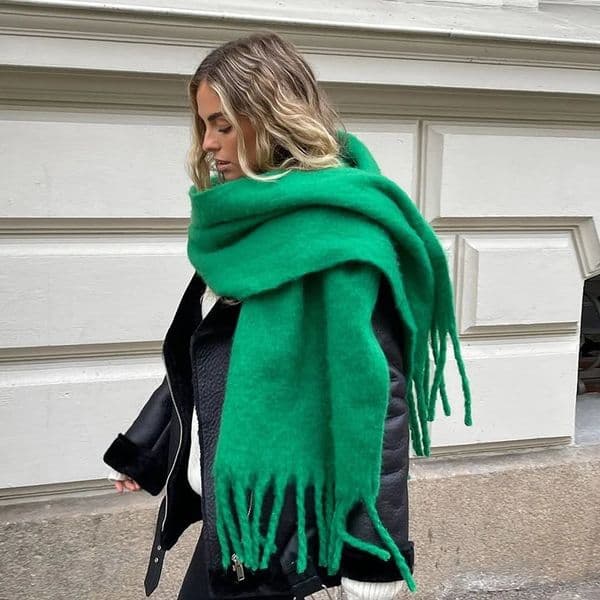 Rainbow Colors Plaid Fashion n Women Scarf Thicken Warm Scarves Tassle Neckerchief Shawls Cashmere 250928
