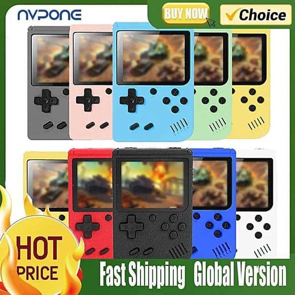 30 Inch LCD Screen Retro Video Game Console Builtin 500 In Mini Handheld Portable Game Console Girls Boys Christmas Gift Z250928