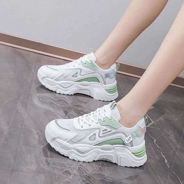 Parkour Normal Leather Womans Heels Silver Oxford Low Cost Shoes For With Heels Sneakers Sports Luxury Highlevel Z250930