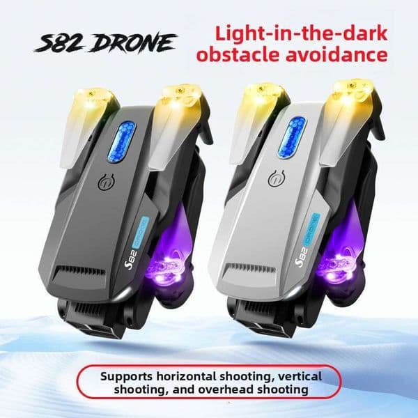 Camera Drone S82 HD Aerial Photography Remote Control Four-Sided Obstacle Avoidance Four-Axis Folding Aircraft Toy Drone