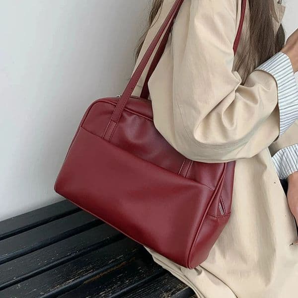 Vintage Women Tote Bag Casual Lage Capacity Female Shoulder Bag High Quality PU Leather Ladies Handbags 250929