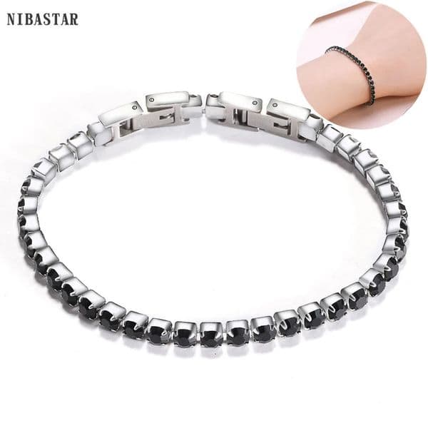 Cubic Zirconia Tennis Bracelet Crystal Bracelet For Women Bright Clear Bangle Fashion Elegant BFF Jewelry Gift 250928