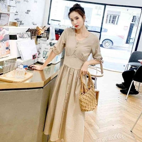Women Clothing Long Sleeve Maxi Dress Oversized Kaftan Shirt Dress Plus Summer 210325w