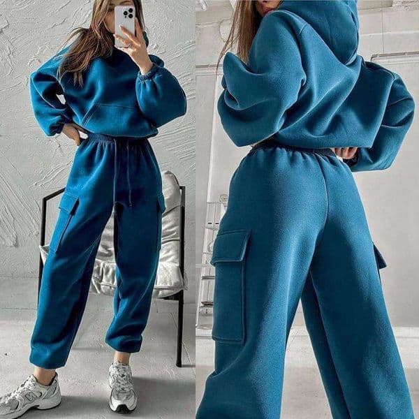 2025 Autumn Winter Women's New Fashion Sports Casual Sweatshirt Set