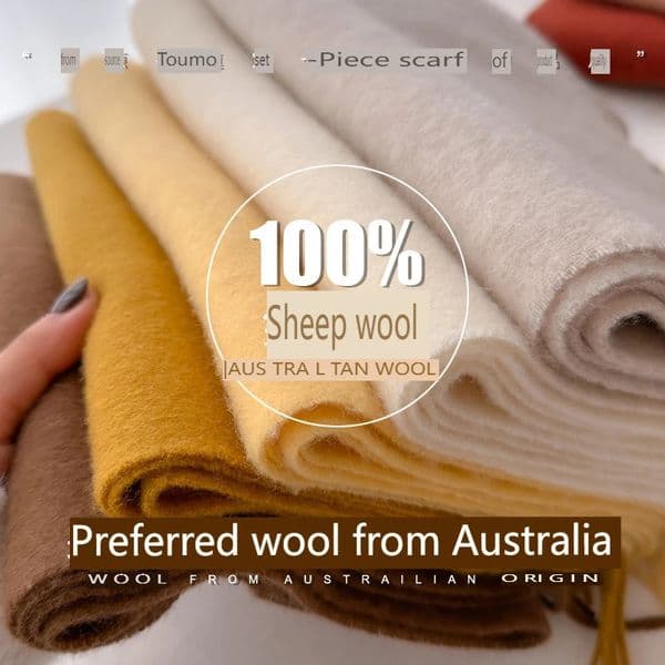 100 Wool Winter Scarf For Women Long Warm Cashmere Scarves Hijab Solid Lady Shawl Wrap Female Pashmina Bandana Head Scarfs 250928