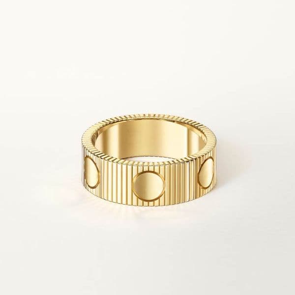 New Designer Unimited Ring Women Men Luxury Jewelry Couple wedding Rings Stainless Steel Alloy Gold-Plated Stripe Fashion Accessories Never Fade for party size 5-11