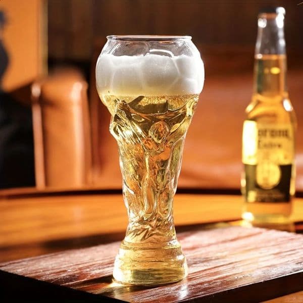 1pc 450ml 600ml Beer Glasses Summer Beverage Drinkware Glass Cups for Bar Pub Club Restaurant and Home Use Ice Coffee Cup 241217