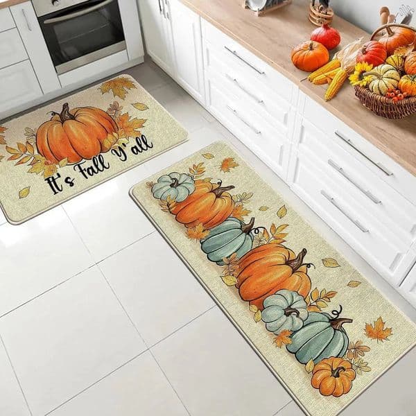 Kitchen Mat Carpet Living Room Balcony Bedroom Bedside Floor Rug Washable Nonslip Home Decor Entrance Doormat 240424