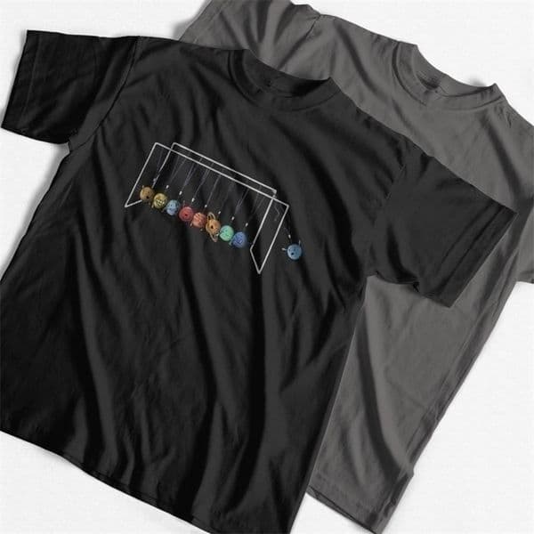 COOLMIND 100% cotton short sleeve space funny men T shirt casual cool summer male o-neck loose s tee s 220509wtt