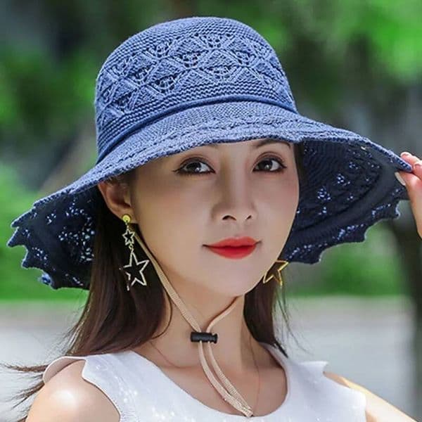 Summer Washable Foldable Hat for Children, Korean Version with Large Brim, Protection Sun Hat, Women's Vacation ddmythur