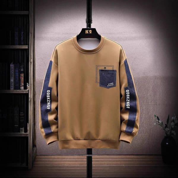 Designer Hoodie Men's Designer Shirt Polo Autumn Classic Personality Crew Neck T-shirt Fashionable Youth Color-block Casual Loose Pullover Sweatshirt