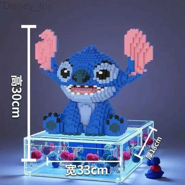 Disney New Building Block Stitch Giant Stitzer Assembly Toy Children Birthday Gift Puzzle Desktop Decoration Fast Delivery Kids Toy H2510081