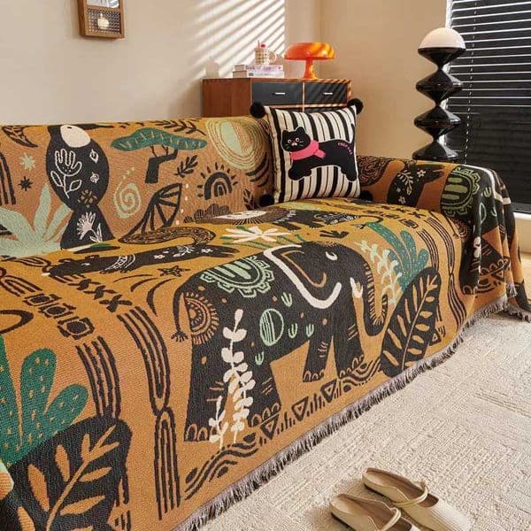 Home Sofa Cover Living Room Sofas Prevent Cat Scratch Blanket Furniture Cover Sofa Blanket Full Cover L Shape 2 Seater Y251008