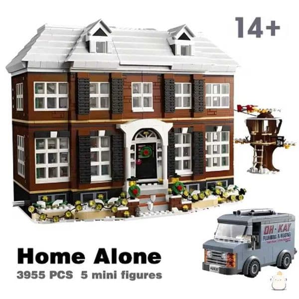 2026 New IN STOCK Ideas Movie 3955Pcs Moc 21330 Home Alone House Set Model Building Blocks Bricks For Boy Kids Christmas Gifts A68478 Toys
