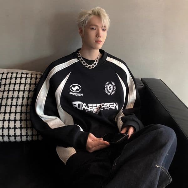 Men's Designer Shirt Sweatshirt Spring And Autumn New American High Street Heavyweight Trendy Retro Patchwork Color Designer Hoodie Block Loose Casual Jacket