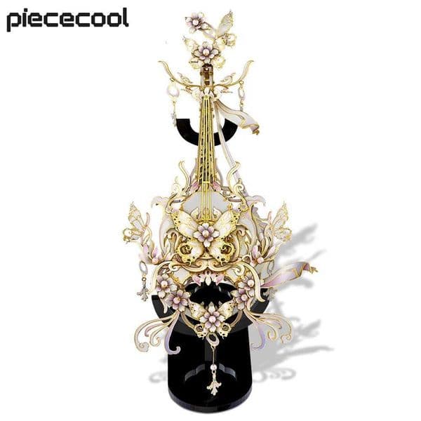 Piececool 3D Puzzles Instrument Model Building Kit Metal Piano Diy Toy for Adult Chinese Classical Style Jigsaw for Brain Teaser X251009