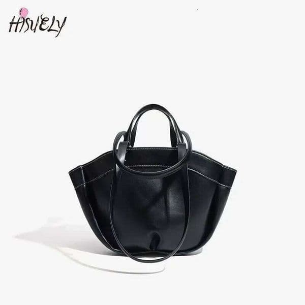 Fashion Large Capacity Brown Tote Soft Super Fiber Synthetic Leather Single Shoulder Handbag for Commuting and Shopping Bag