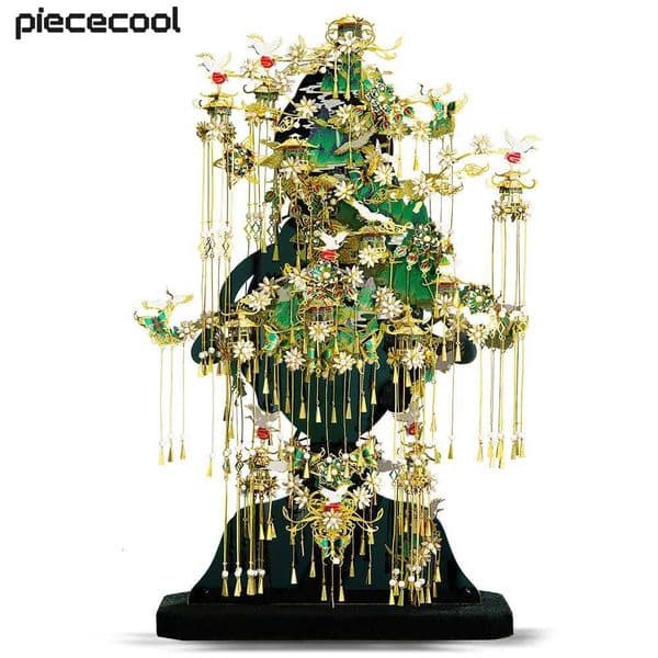 Piececool 3d Metal Puzzle for Adult QING SHAN DAI Jigsaw DIY Building Kits Great Birthday Gifts Model Kits X251009
