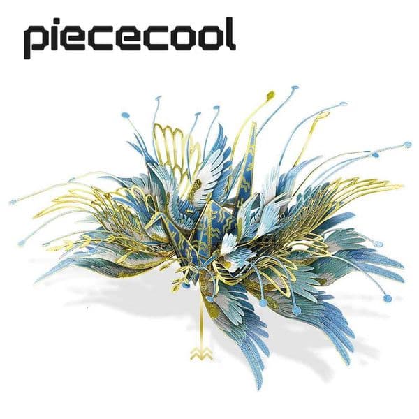 Piececool 3D Metal PuzzleAquarius One Thousand Origami Carnes for Aquarius Model Kits DIY Jigsaw Toy For Adults X251009