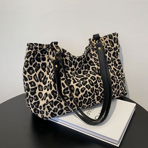 New Large-capacity Bag Crossbody Bags Leopard Print Shoulder Bags Tote Bags