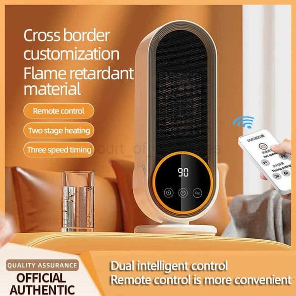New Portable Desktop PTC Electric Heater 1200W High Power with Touch Screen Warmer Remote home intelligent electric heater M251010