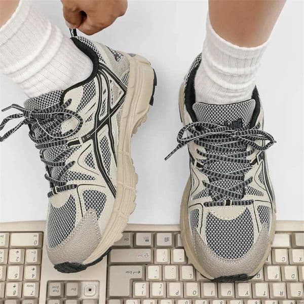 Vintage Trend Arthur Versatile Running Shoes Mens Summer Mesh Breathable Cushioning Lightweight Casual Sneakers Q251010