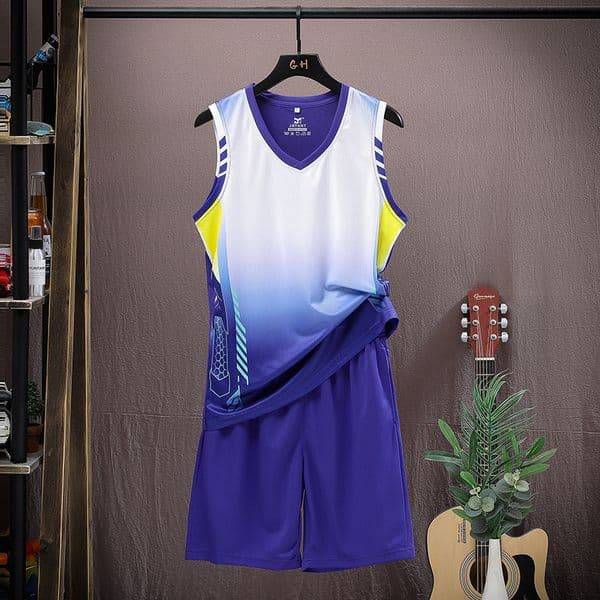 Men's Basketball Jersey Ice Designer Shirt Feel Quick-dry Sleeveless Designer Hoodie Sports Vest Boys Basketball Game Training Jersey