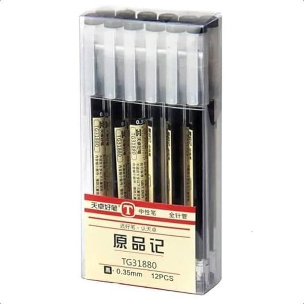 Gel Japanese Style Liquid Ink Rollerball Pens Quick Drying 0.35mm Ultra Fine Point Ballpoint Maker Pen Premium for Offi ddmysat