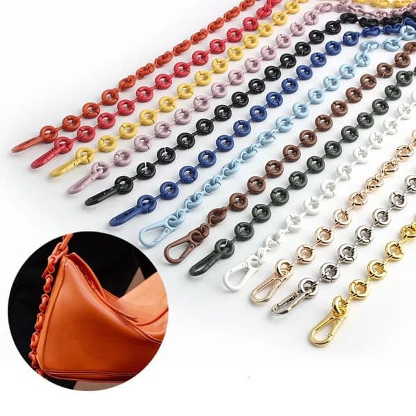 1PC donut chain replaceable shoulder bag wallet crossbody chain strap belt replacement accessories detachable bag chain 251009