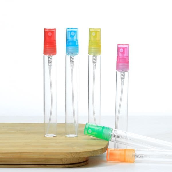 Portable Colorful Spray Bottles Refillable Perfume Atomizer Travel Mini Plastic Mist Bottle