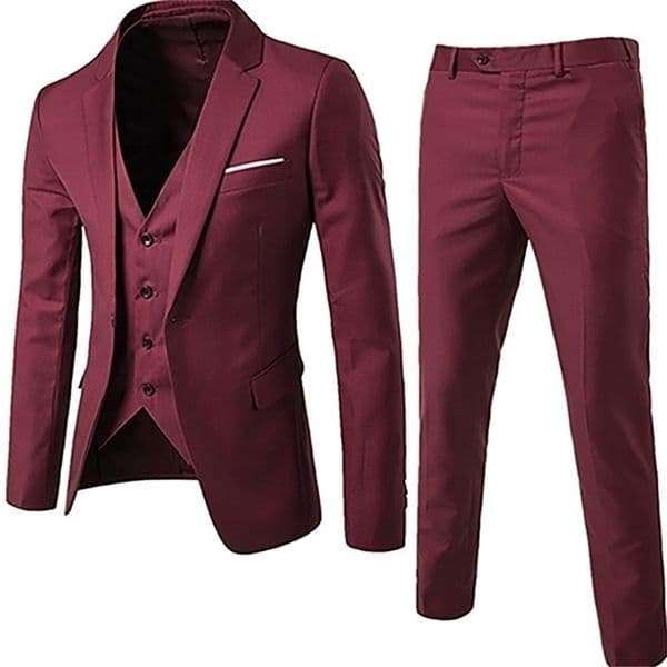 Men's Suits Blazers Arrival 3 Pieces Men's Suits Slim Fit Peaked Lapel One Button Wedding Tuxedos Prom Man Blazer Jacketpantsvest 230227CJ