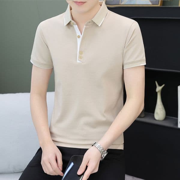 Men's Polo Designer Shirt Shirt Short Designer Hoodie Sleeve T-shirt Summer Trendy Brand Business Casual Collared Top Men's Clothing Turn-down Collar Half Sleeve