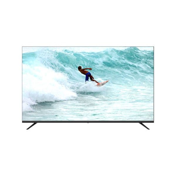 50-inch Ultra HD analog TV with bezel-less full-screen design and LED-backlit LCD delivers FHD/UHD high-resolution picture quality