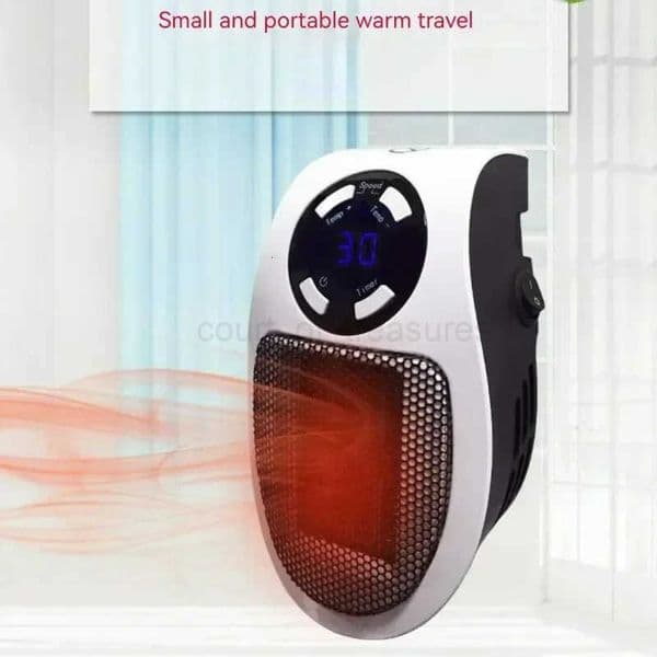 Electric Heater Home Appliance Heating Furnace Portable Heater Plugin Room Heater Mini Radiator Remote Heating 500W M251010
