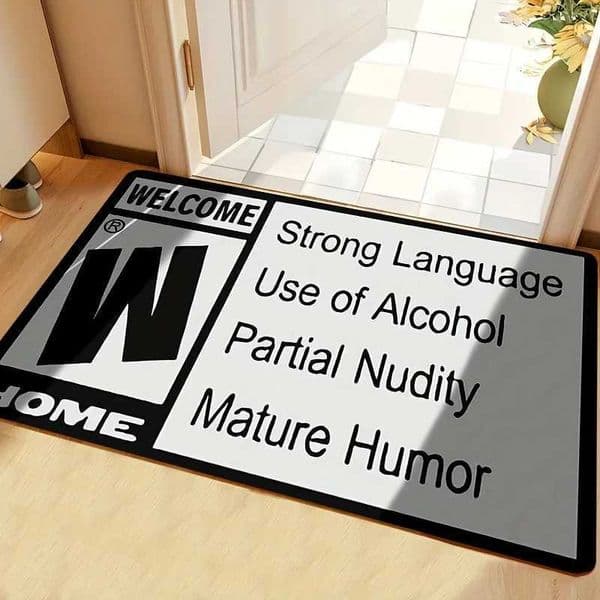 Interesting Phrase Door Mat Is Non Slip Machine Washable Suitable Both Indoor Outdoor Entrances Floor Mat Is Suitable Living C251011
