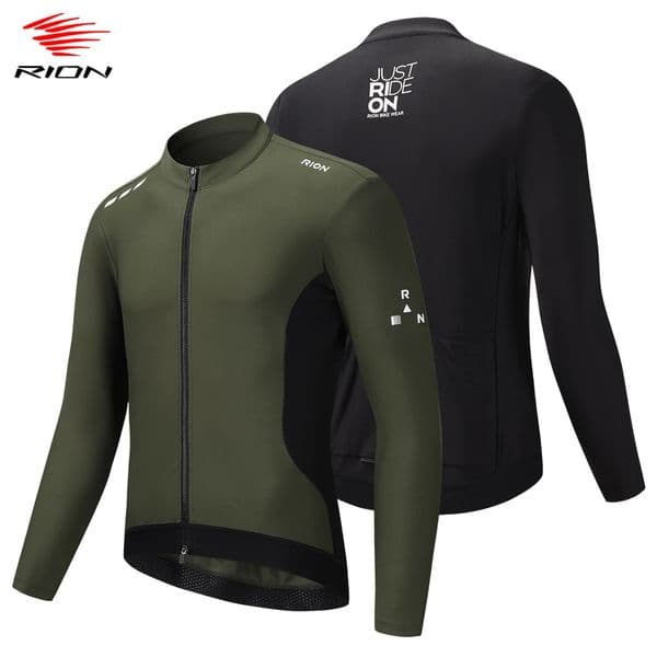 RION Cycling Jersey Men Long Sleeves Shirts MTB Bike Clothing UPF 50 Sun Protection Bicycle Clothes Windproof Autumn Clothing 251008