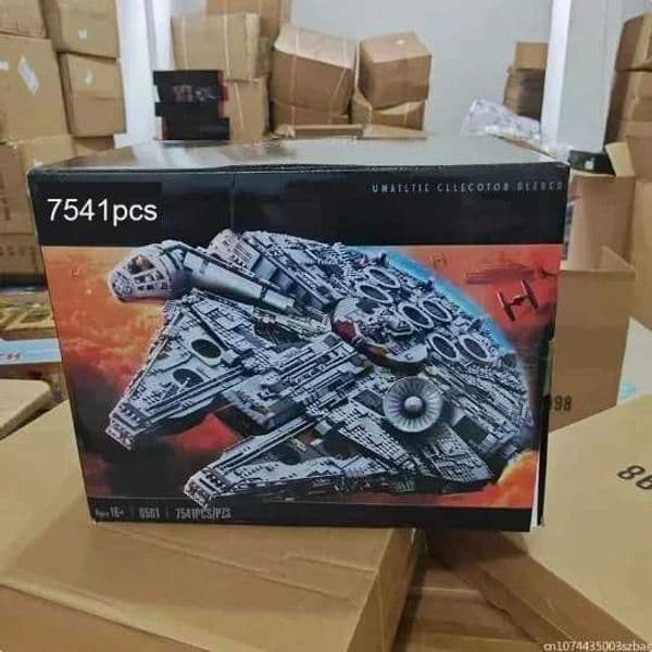 2026 New In Stock The Large Millennium Ship Falcon Building Blocks Bricks Compatible 75192 05132 Toys For Kids Birthday Christmas Gifts L251009tb45