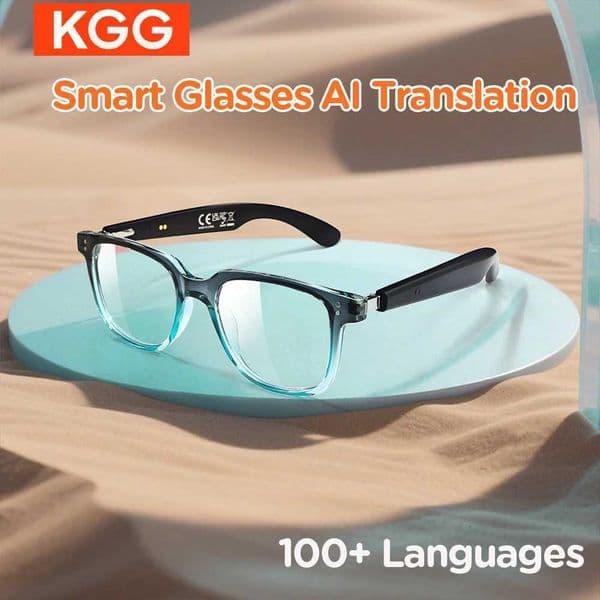 New Smart Glasses AI translation 100 Languages Make Receive Calls Music Calling Noise Reduction Light BT TWS Glasses Men Women X251011