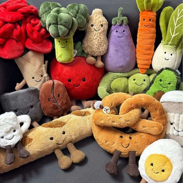 Jelly Cat series fruit cake food plush doll pendant cute handbag pendant - wholesale