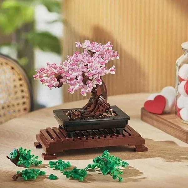 2026 New New 878Pcs Cpatible cologne 10281 Bonsai Cologne Perfume Tree Flower Bouquet Building perfume Block Brick Model Family Desktop Plan