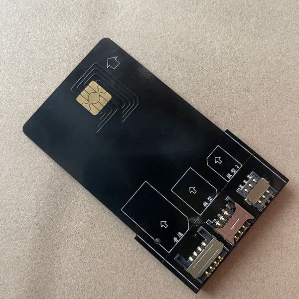 Gold plating process 4G5GsmartcardNONASIM contact smart card adapter card multi frequency compatibility