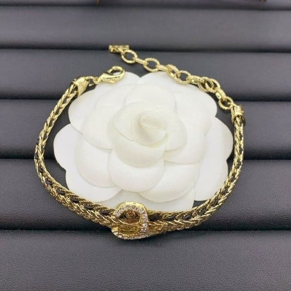 Designer Bracelet Necklace Luxury Women Bangle Crystal Necklace Pendant Bracelet Wedding Party Jewelry with Box