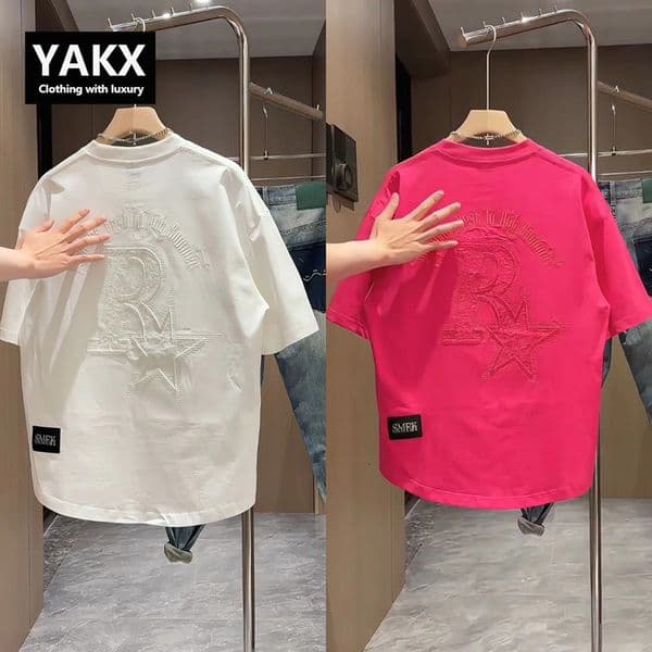 High-end Fashion Short Sleeve T-shirt For Men 2025 New Designer Hoodie Designer Shirt Summer Round Neck Casual Design Trendy Half Sleeve Men's Style