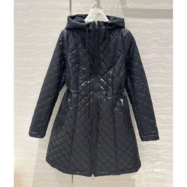 Jacket coat long jacket women designer Jacket Hooded Long Padded Coat Women Jacket Casual Lightweight Winter Outerwear in White and Black