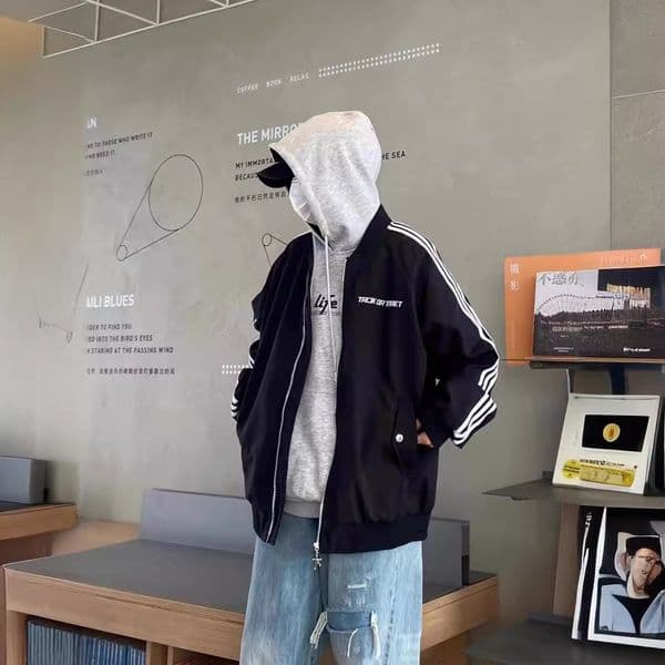 New Jacket Men American Style Men's Jacket Autumn Designer Jacket Winter High Street Trendy Brand Cool Versatile Casual Jacket Clothing
